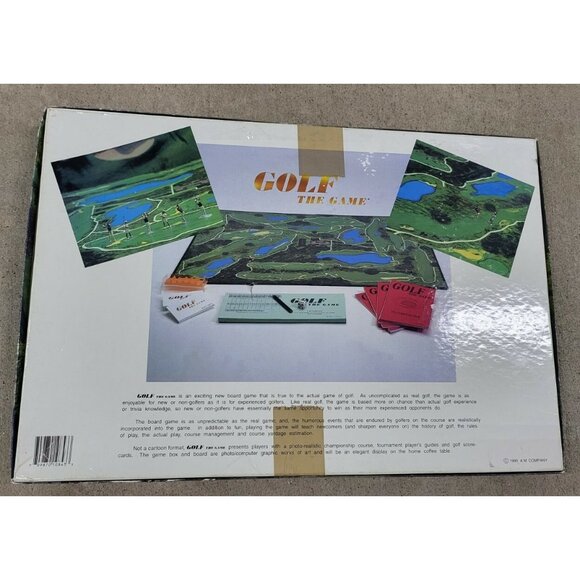 Golf The Game Board Game Man Cave Chance Trivia - Ready To Enjoy! VINTAGE 1995! - Picture 8 of 11